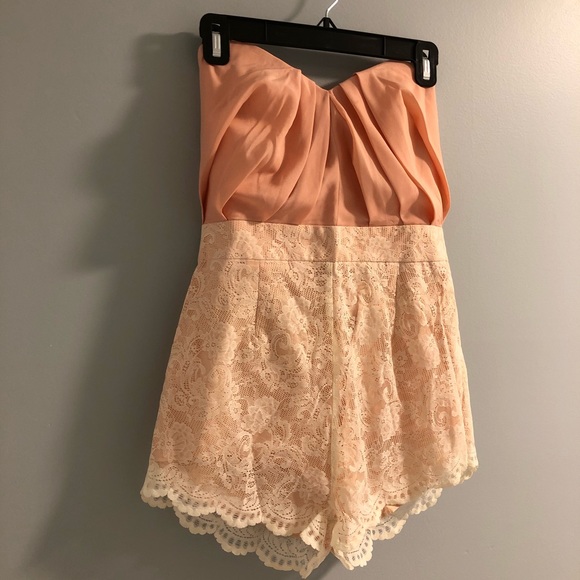 ASOS Playsuit with Lace Bandeau - Picture 5 of 8